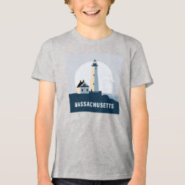 T-shirt En Tri-matière Massachusetts, États-Unis d'Amérique