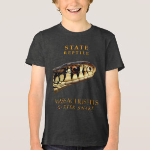 T-shirt En Tri-matière Massachusetts Territoire Reptile Le Serpent Garter