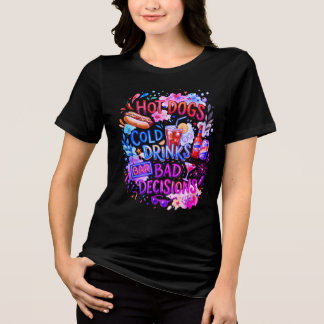 T-shirt En Tri-matière Mauvais choix de hot-dogs