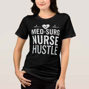T-shirt En Tri-matière Med-Surg Nurse Hustle