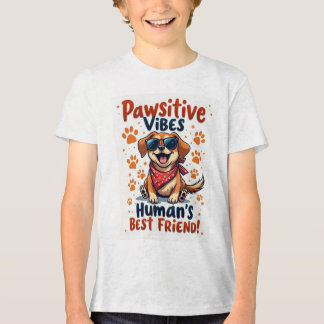 T-shirt En Tri-matière Meilleur Ami de l'Homme Chien Mignon