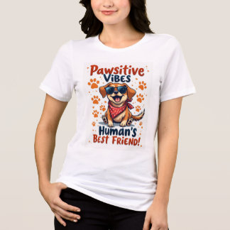 T-shirt En Tri-matière Meilleur Ami de l'Homme Chien Mignon