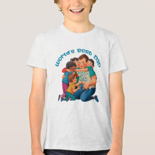 T-shirt En Tri-matière Meilleur Papa du Monde