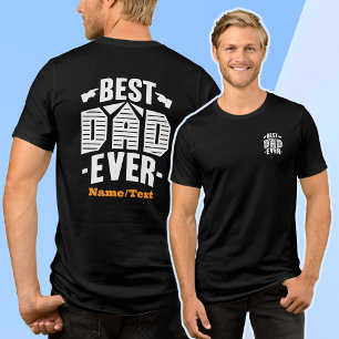 T-shirt En Tri-matière Meilleur Papa Ever Drôles Cadeaux Fête des Pères T