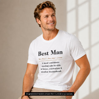 T-shirt En Tri-matière Meilleur Témoin Définition Mariage |