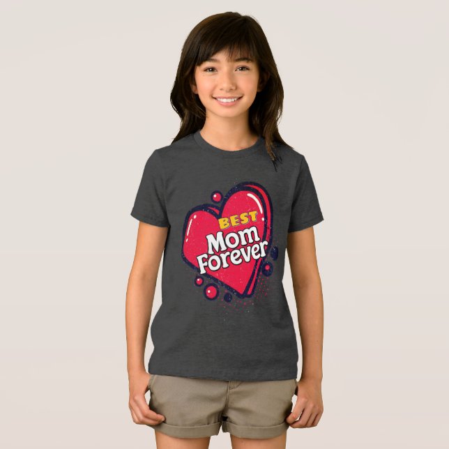 T-shirt En Tri-matière Meilleure maman pour toujours (Recto plein)