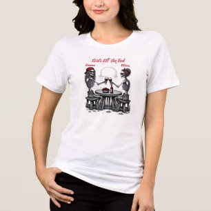 T-shirt En Tri-matière Meilleurs amis couple de squelettes