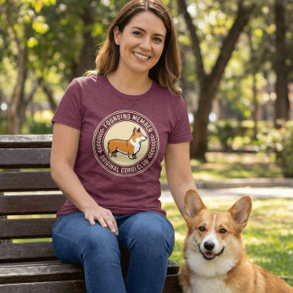 T-shirt En Tri-matière Membre fondateur drôle du Corgi Club original