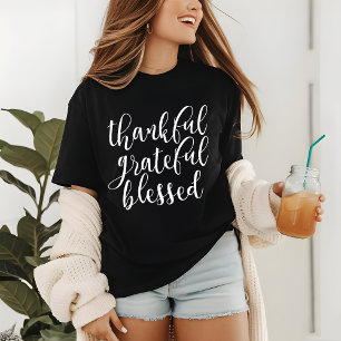 T-shirt En Tri-matière Merci gracieux béni   Thanksgiving