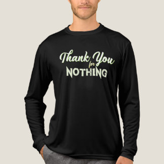 T-shirt En Tri-matière Merci Pour Rien - T-Shirt