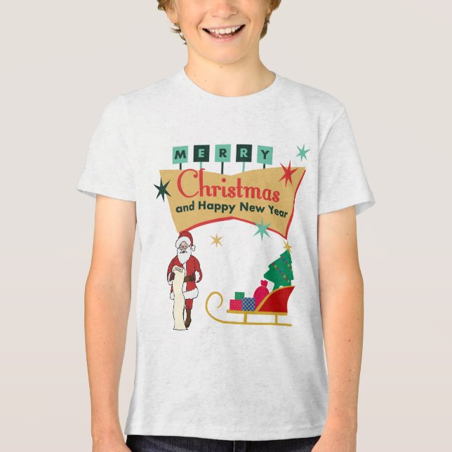 T-shirt En Tri-matière merry christmas (Recto)