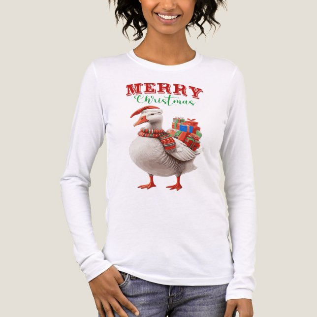 T-SHIRT  EN TRI-MATIÈRE MERRY CHRISTMAS 2026 (Recto)