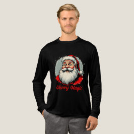 T-shirt En Tri-matière Merry Magic Santa Christmas Design
