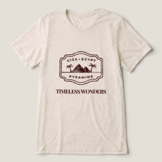 T-shirt En Tri-matière Merveilles Intemporelles – Pyramides d'Égypte