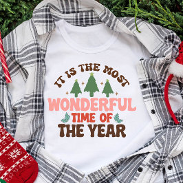 T-shirt En Tri-matière Merveilleux temps Retro Super vacances de Noël