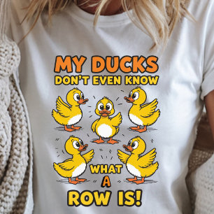 T-shirt En Tri-matière Mes canards ne savent même pas ce qu’est une rangé