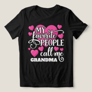 T-shirt En Tri-matière Mes personnes préférées m'appellent grand-mère