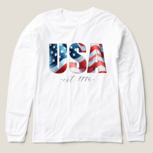 T-shirt En Tri-matière Mesdames 4 juillet Tee - shirts graphiques