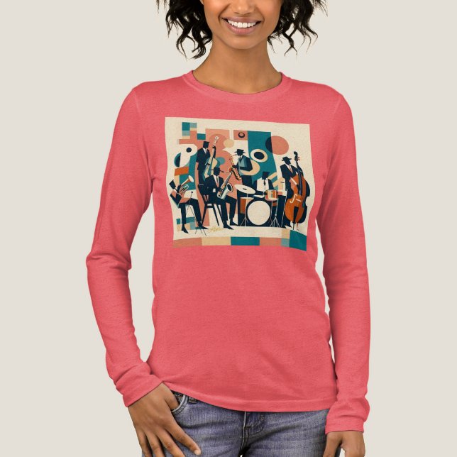 T-shirt En Tri-matière Mid Century Jazz Age Sextet (Recto)
