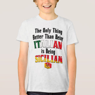 T-shirt En Tri-matière Mieux que d'être italien, c'est d'être sicilien