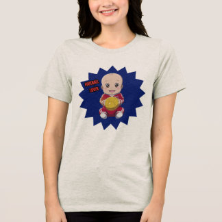 T-shirt En Tri-matière Mignonne bébé en tenue de footballeur
