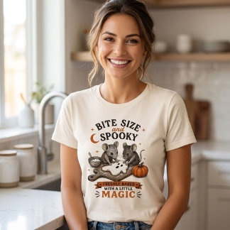 T-shirt En Tri-matière Mignonnes souris d'Halloween en train de cuisiner