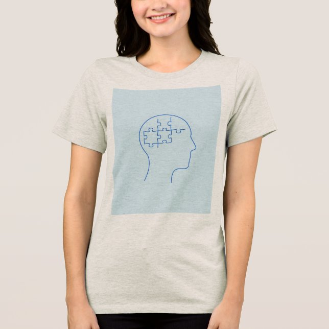 T-shirt En Tri-matière Mind in Pieces : A Puzzle Within (Recto)