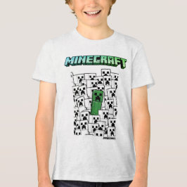 T-shirt En Tri-matière Minecraft Boys Mesh Print Tee - Blanc