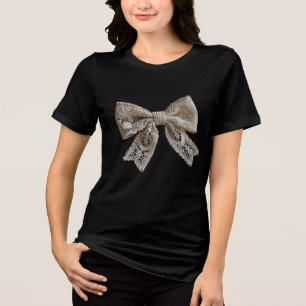 T-shirt En Tri-matière Mode Bohème Minimaliste Graphique de Vêtement à No