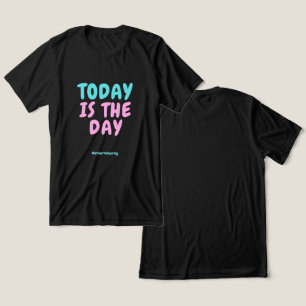 T-shirt En Tri-matière Mode expressive de typographie