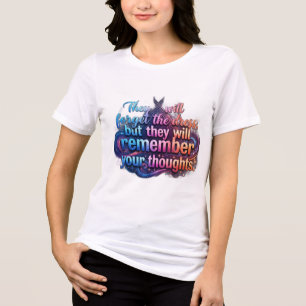 T-shirt En Tri-matière Mode Féminine