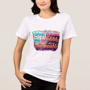 T-shirt En Tri-matière Mode Féminine