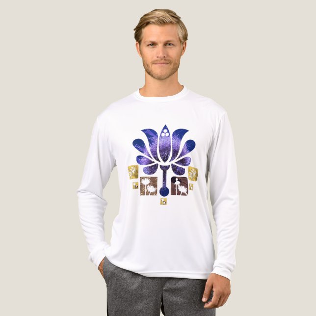 T-shirt En Tri-matière Mode florale éblouissante (Recto complet)