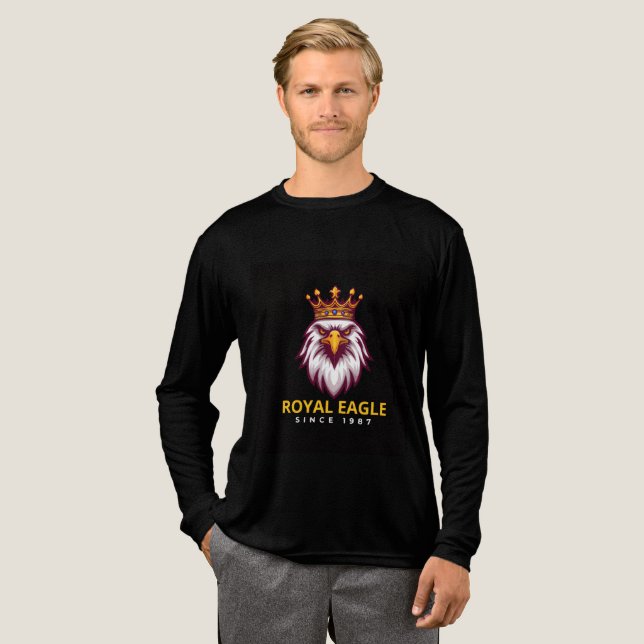 T-shirt En Tri-matière Modèle de t-shirt Royal Eagle (Recto complet)