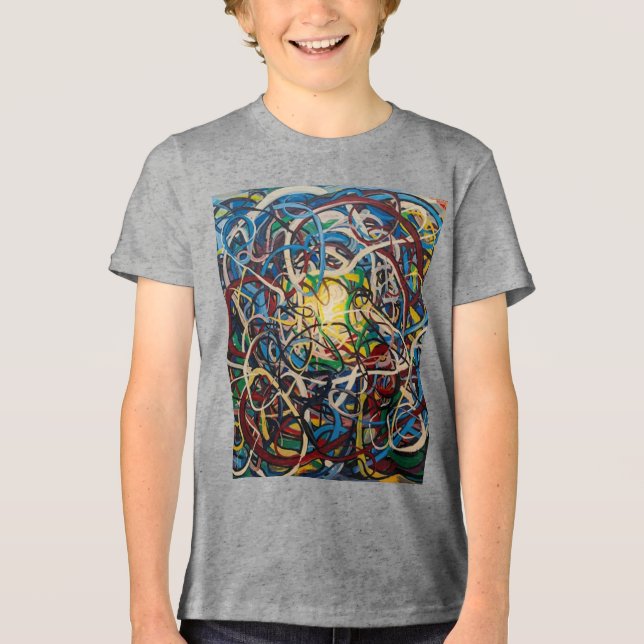 T-shirt En Tri-matière Modern Fashion (Recto)