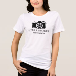 T-shirt En Tri-matière Modern Photography Camera Black