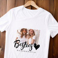 Moderne Grunge Heart Best Friends BFF Photo