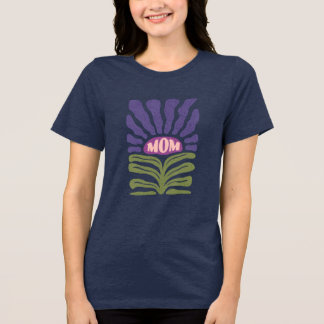 T-shirt En Tri-matière Moderne maman Bold Abstrait Floral
