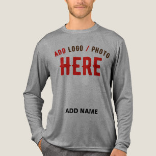 T-SHIRT  EN TRI-MATIÈRE MODERNE MODERNE ASH PERSONNALISABLE VÉRIFIÉ