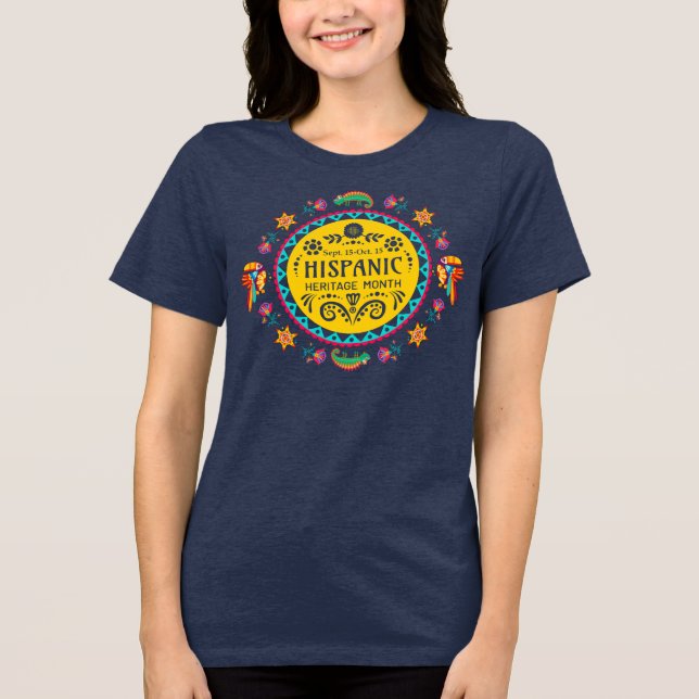 T-shirt En Tri-matière Mois du patrimoine hispanique (Recto)
