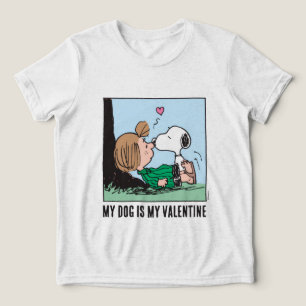T-shirt En Tri-matière Mon chien est mon Valentin Peppermint Patty & Sn