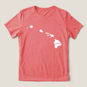 T-shirt En Tri-matière Mon Coeur Appartient À Hawaï, State Pride