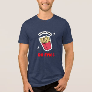 T-shirt En Tri-matière Mon GPA tourne sur le t-shirt de pause déjeuner de