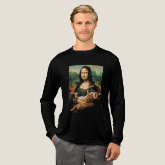 T-shirt En Tri-matière Mona Lisa tenant un Chat