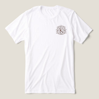 T-shirt En Tri-matière Monogram K White