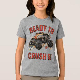 T-shirt En Tri-matière Monster Jam - Monster Mutt Prêt à Ecraser Annivers