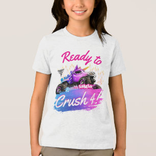 T-shirt En Tri-matière Monster Jam - Sparkle Smash Prêt à Ecraser