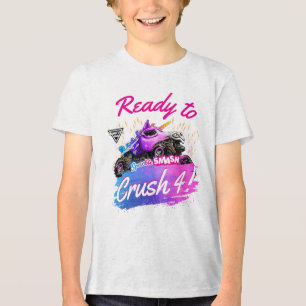T-shirt En Tri-matière Monster Jam - Sparkle Smash Prêt à Ecraser