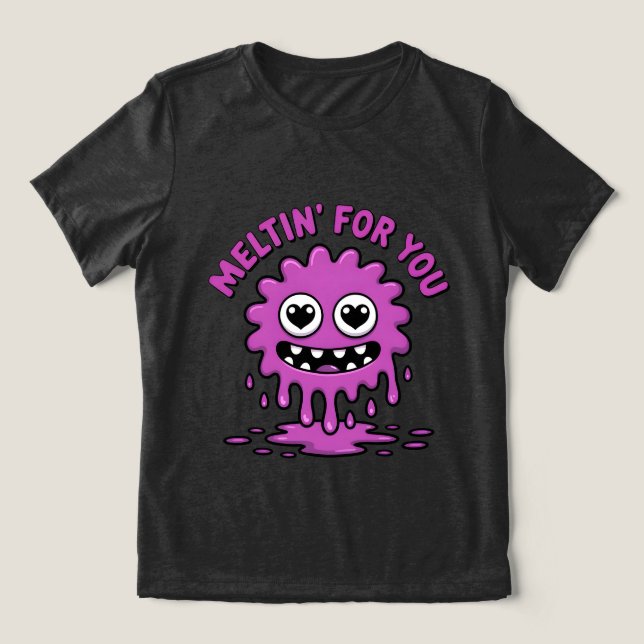 T-shirt En Tri-matière Monster mignon (Design Recto)