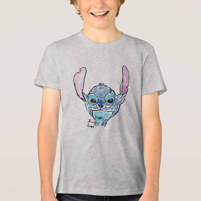 T-shirt En Tri-matière Monstre bleu T-shirt (Recto)